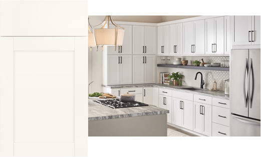 Kitchen white cabinets | Floor Magic